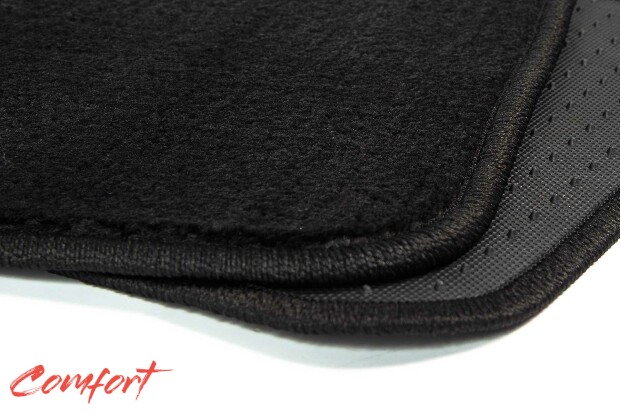 Коврики текстильные "Комфорт" для Audi Q7 I (suv / 4LB) 2009 - 2015, черные, 5шт.