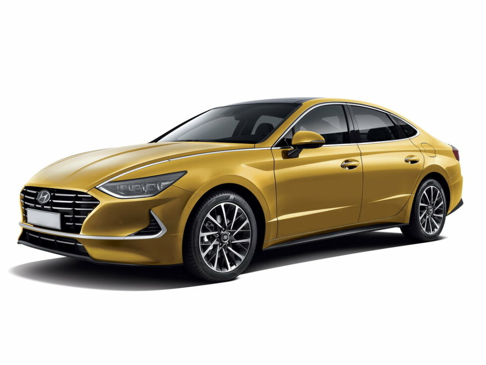 Коврики ЭВА "EVA сота" для Hyundai Sonata VIII (седан / DN8) 2019 - Н.В., серые, 3шт.