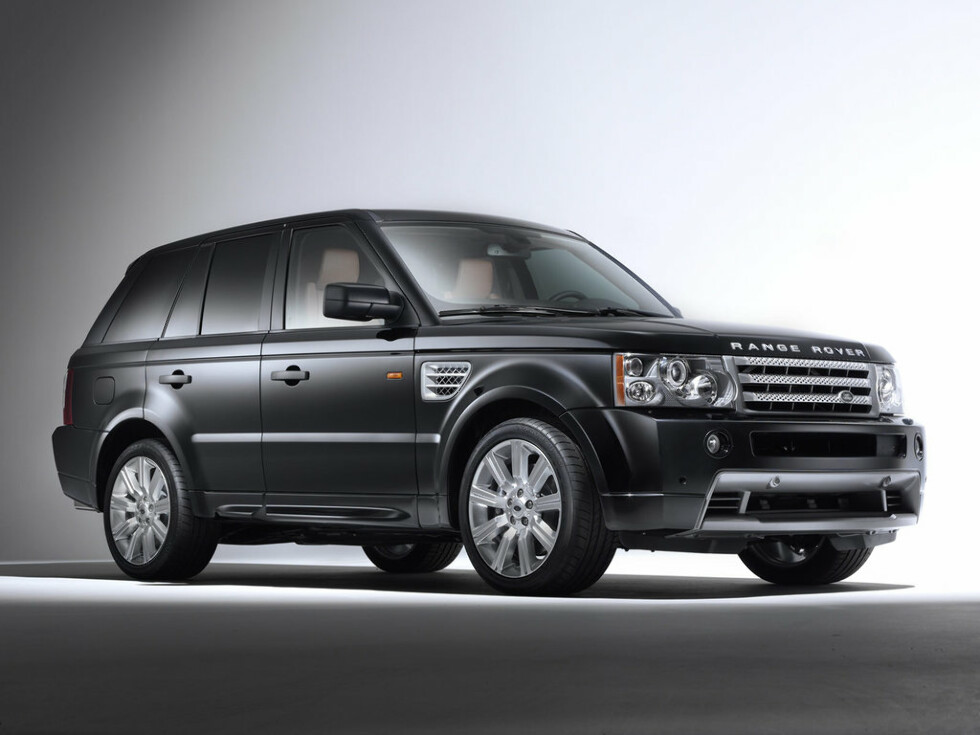 Коврики текстильные "Классик" для Land Rover Range Rover Sport I (suv / L320) 2005 - 2009, темно-серые, 5шт.