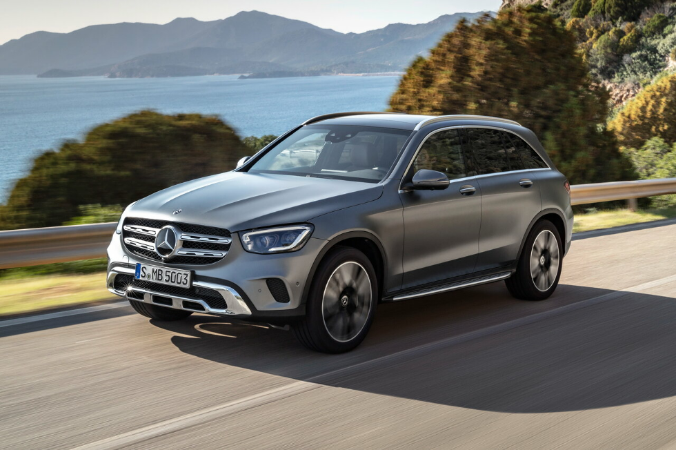 Коврики ЭВА "EVA сота" для Mercedes-Benz GLC (suv, гибрид / X253) 2019 - Н.В., черные, 4шт.