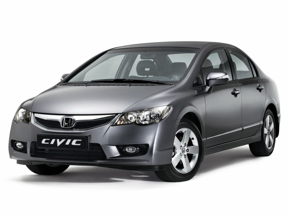 Коврики текстильные "Стандарт" для Honda Civic (седан / FD7) 2009 - 2011, черные, 3шт.